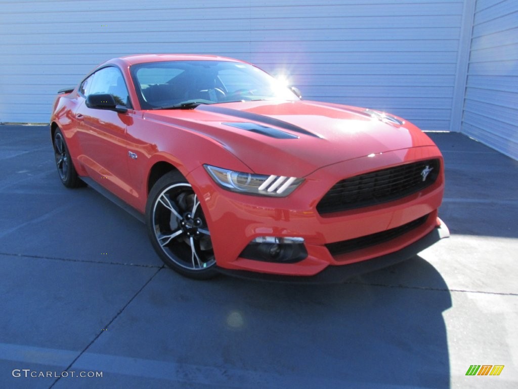 2016 Mustang GT/CS California Special Coupe - Competition Orange / Ebony photo #1