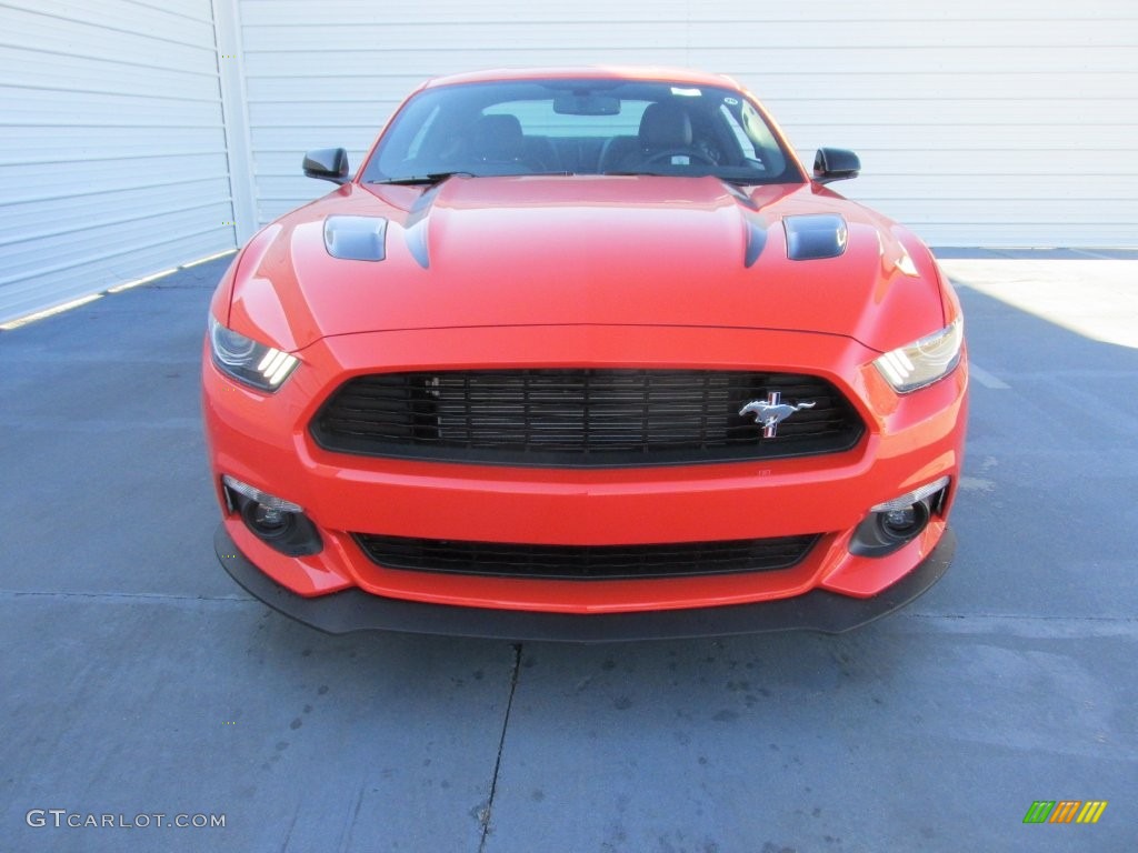 2016 Mustang GT/CS California Special Coupe - Competition Orange / Ebony photo #8