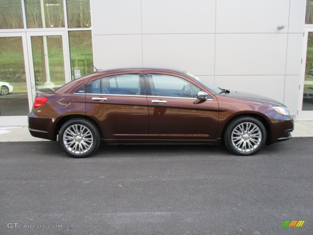 2012 200 Limited Sedan - Deep Auburn Pearl / Black/Light Frost photo #2