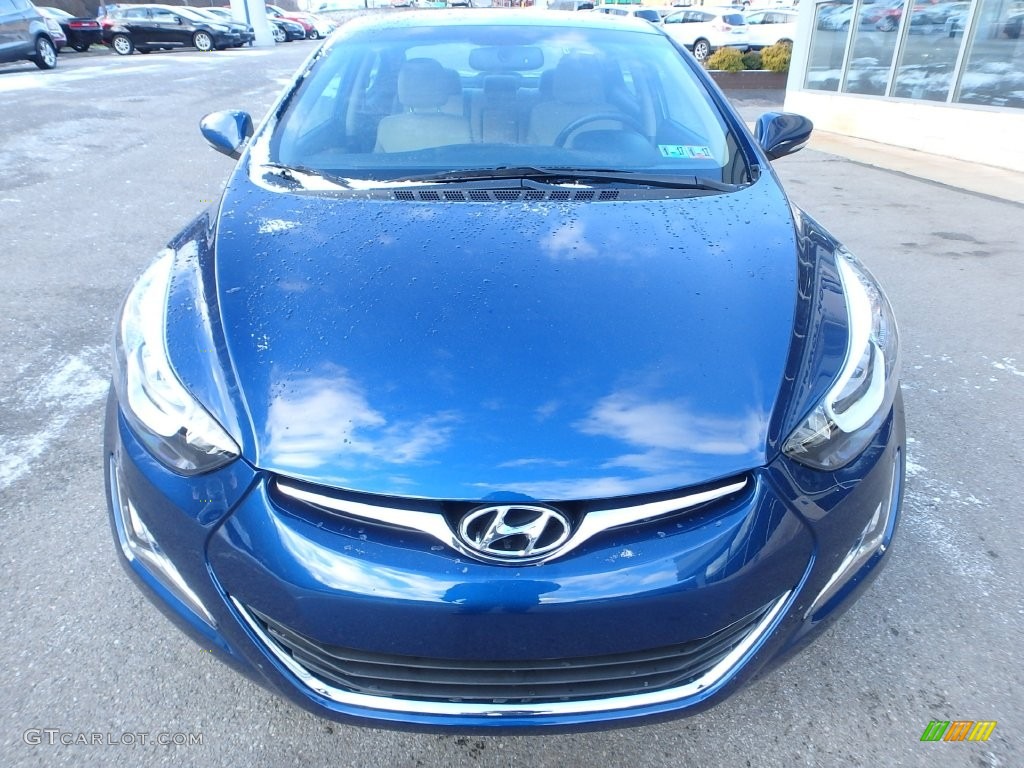 2016 Elantra Value Edition - Blue / Beige photo #3
