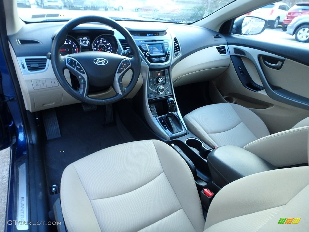 2016 Elantra Value Edition - Blue / Beige photo #17