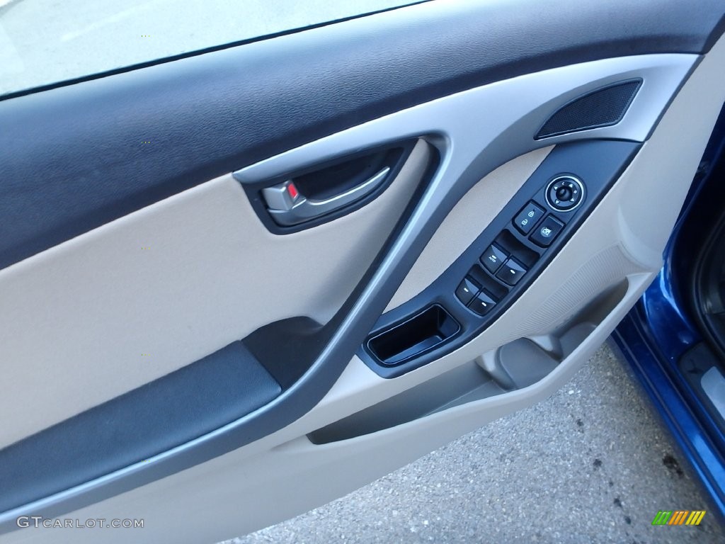 2016 Elantra Value Edition - Blue / Beige photo #19