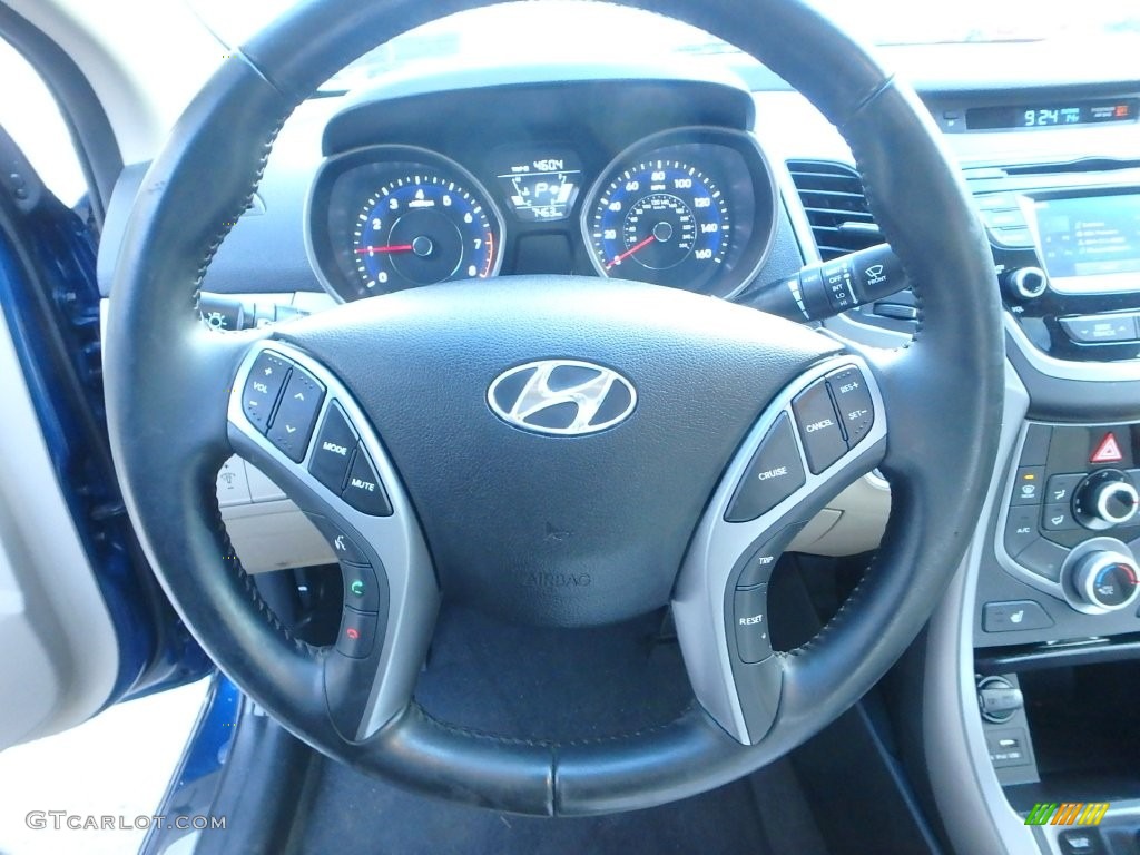 2016 Elantra Value Edition - Blue / Beige photo #22