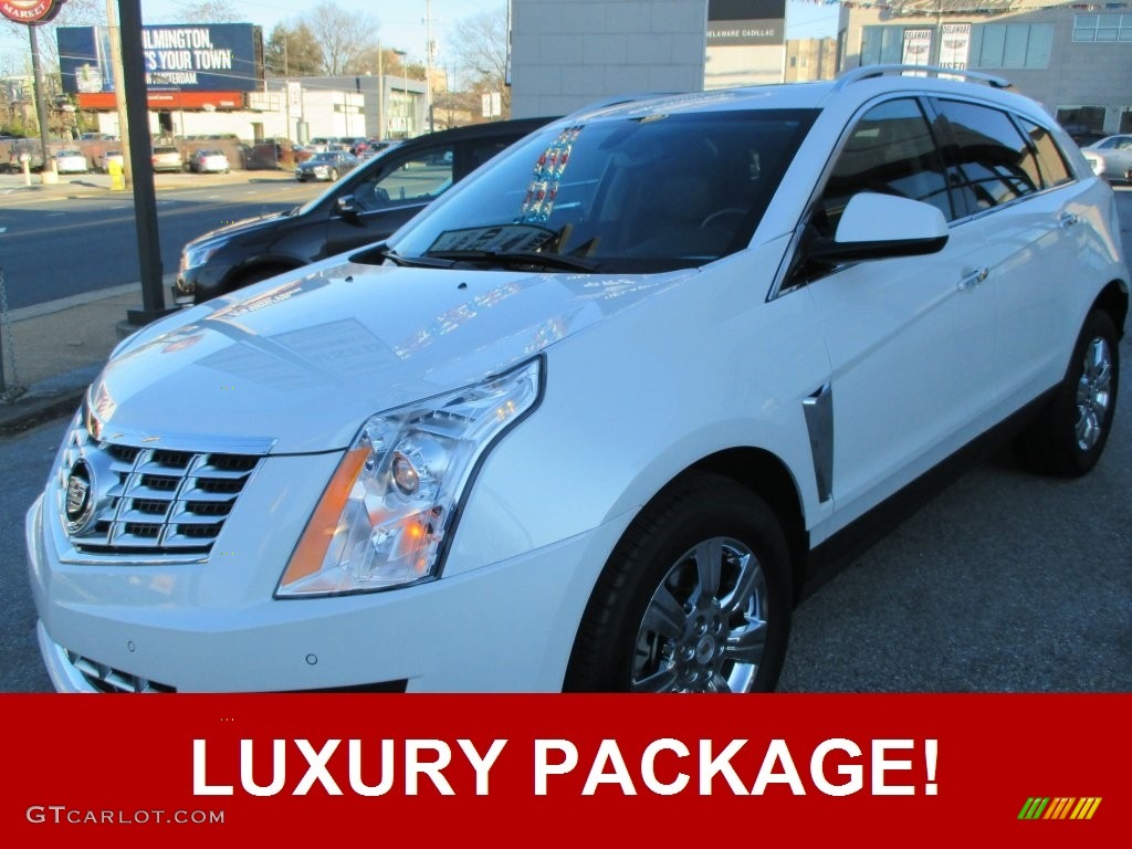 2015 SRX Luxury AWD - Platinum Ice Tricoat / Ebony/Ebony photo #1