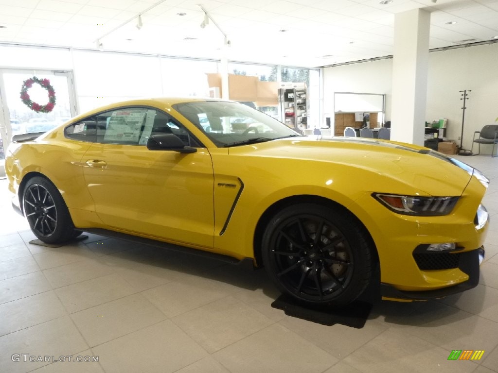 Triple Yellow Tricoat 2016 Ford Mustang Shelby GT350 Exterior Photo #110011587