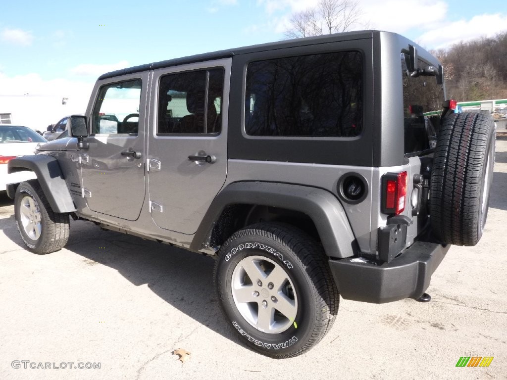 2016 Wrangler Unlimited Sport 4x4 - Billet Silver Metallic / Black photo #3