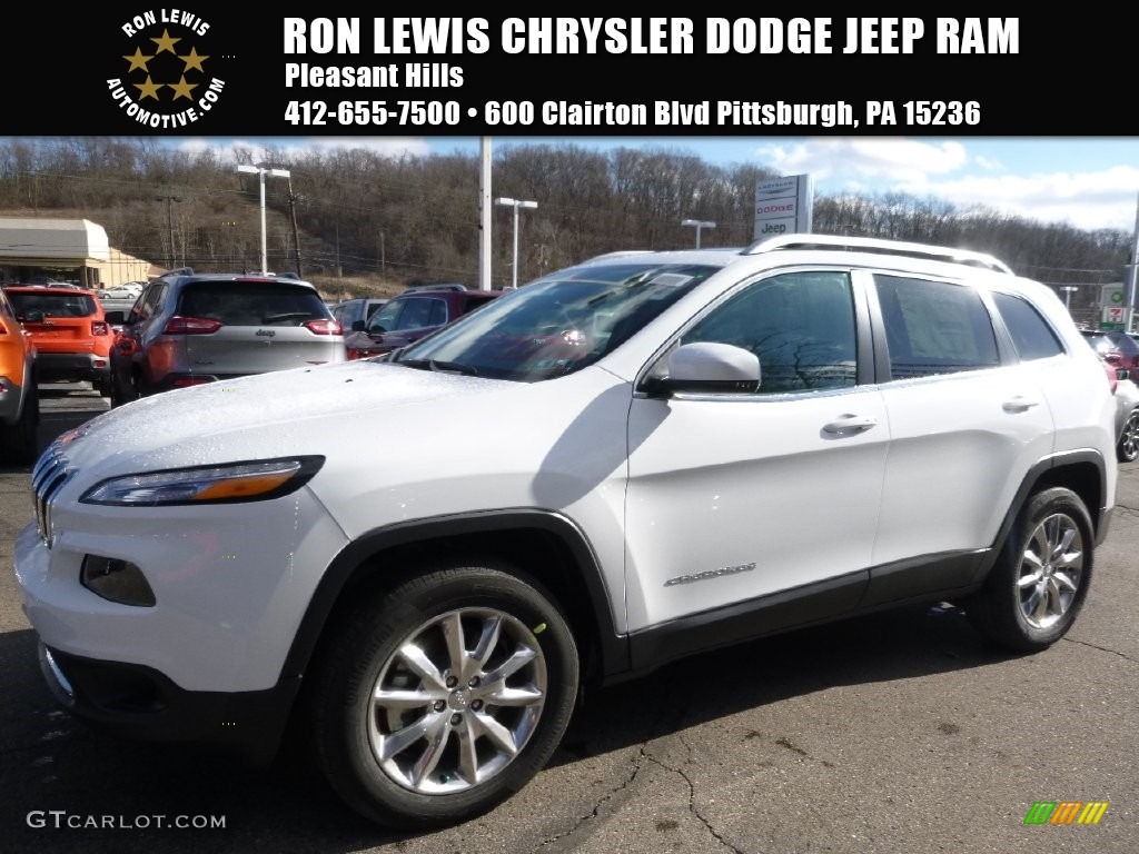 Bright White Jeep Cherokee