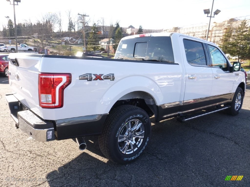 2016 F150 XLT SuperCrew 4x4 - Oxford White / Medium Earth Gray photo #2