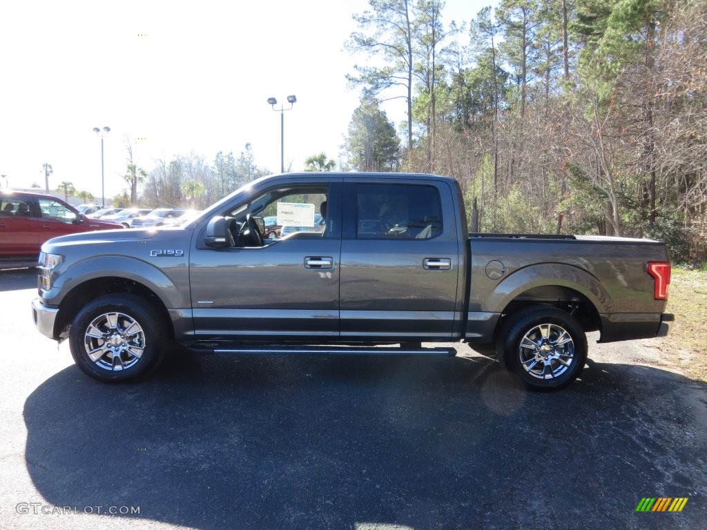 2016 F150 XLT SuperCrew - Magnetic / Medium Earth Gray photo #8