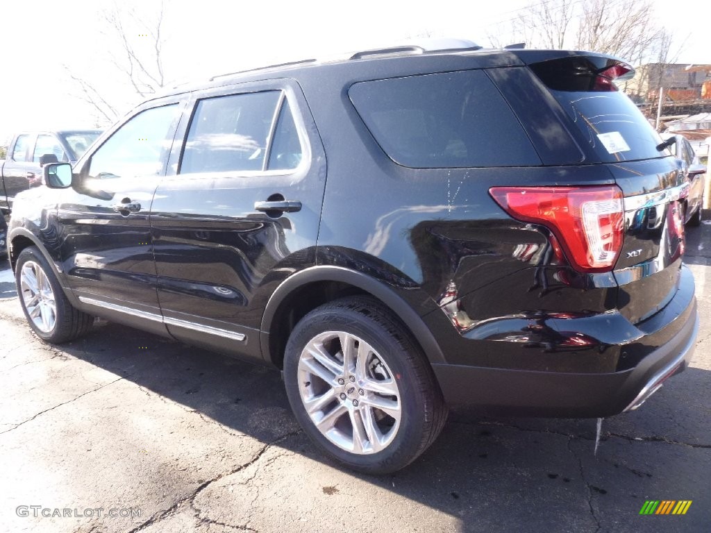 2016 Explorer XLT 4WD - Shadow Black / Medium Light Camel photo #2