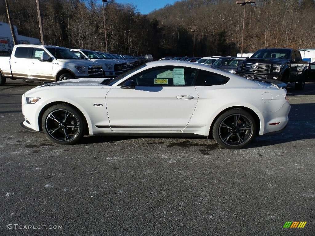 2016 Mustang GT/CS California Special Coupe - Oxford White / California Special Ebony Black/Miko Suede photo #1