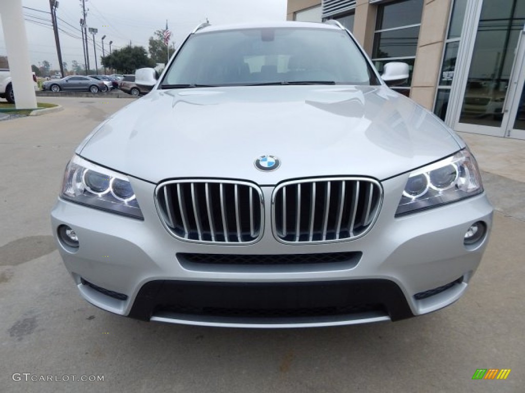 2013 X3 xDrive 28i - Titanium Silver Metallic / Black photo #16