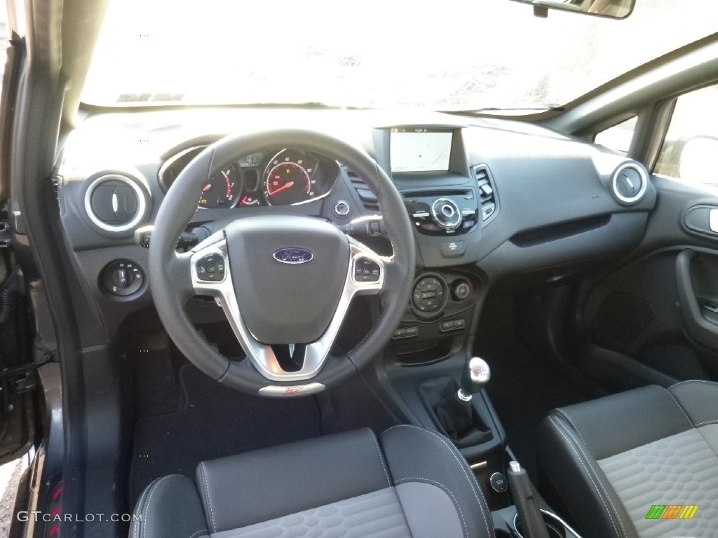 ST Recaro Smoke Storm Interior 2016 Ford Fiesta ST Hatchback Photo #110015877