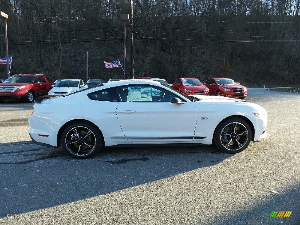 2016 Mustang GT/CS California Special Coupe - Oxford White / California Special Ebony Black/Miko Suede photo #4