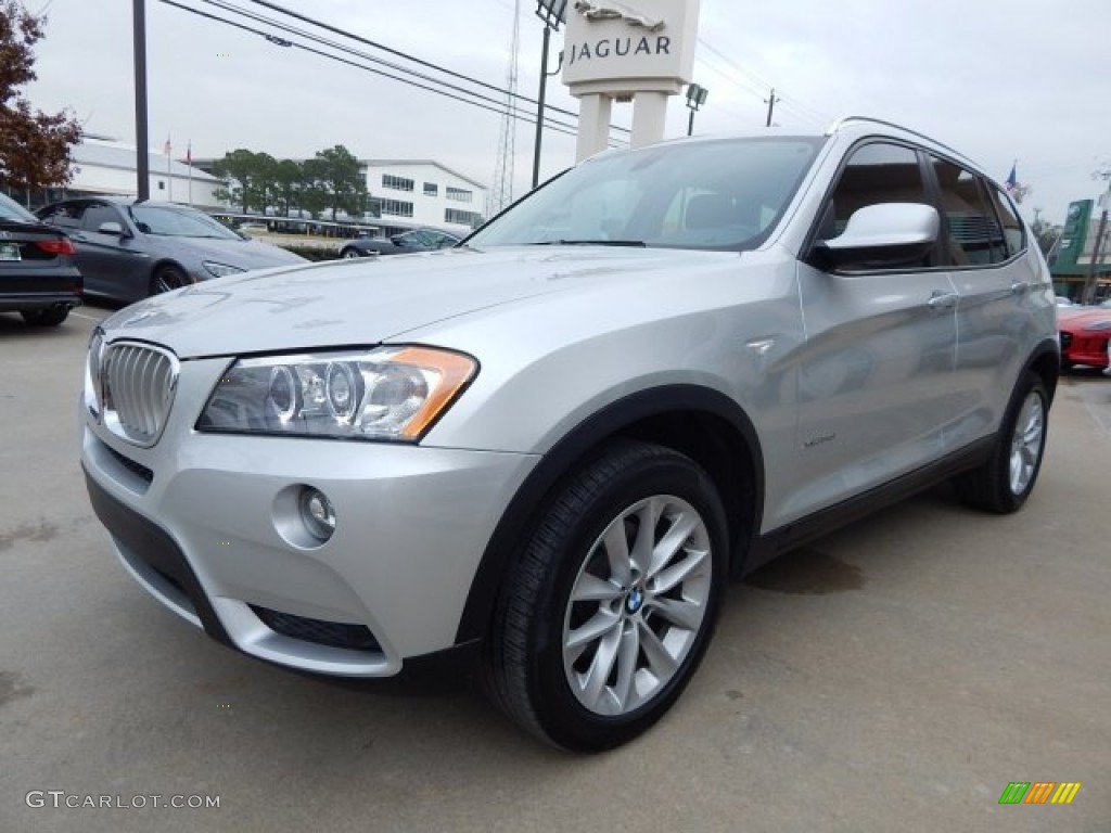 2013 X3 xDrive 28i - Titanium Silver Metallic / Black photo #22