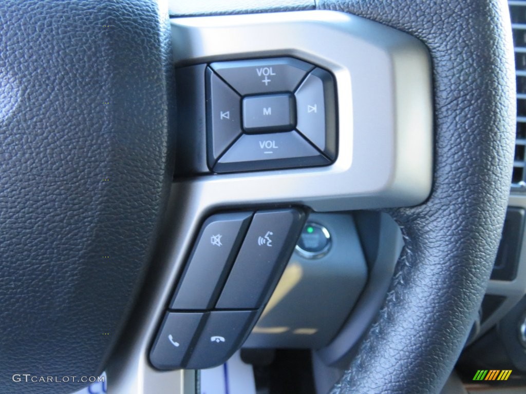 2016 F150 Lariat SuperCrew - Shadow Black / Medium Earth Gray photo #32