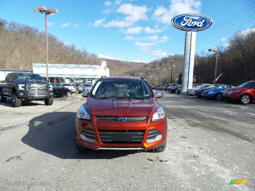 2016 Escape SE 4WD - Sunset Metallic / Charcoal Black photo #2