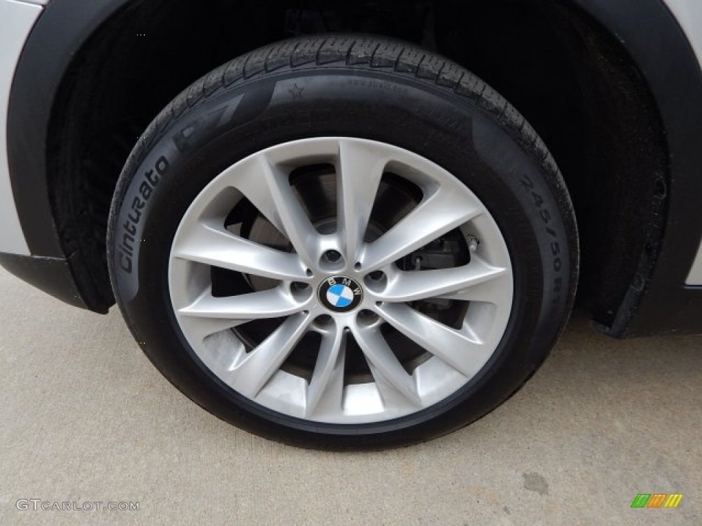 2013 X3 xDrive 28i - Titanium Silver Metallic / Black photo #95