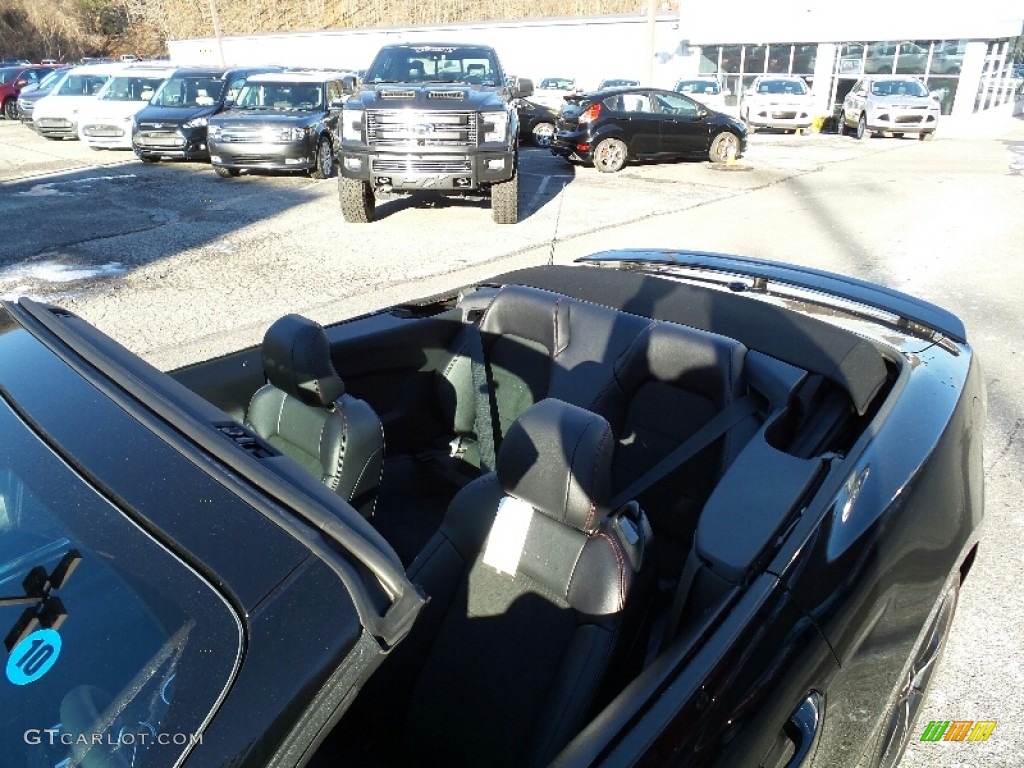 2016 Mustang GT/CS California Special Convertible - Shadow Black / California Special Ebony Black/Miko Suede photo #8