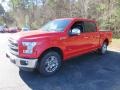 2016 Race Red Ford F150 Lariat SuperCrew  photo #11