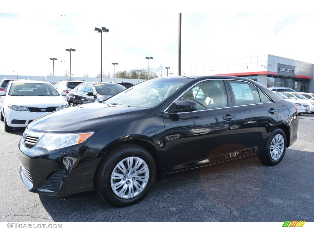 2014 Camry L - Attitude Black Metallic / Ash photo #7