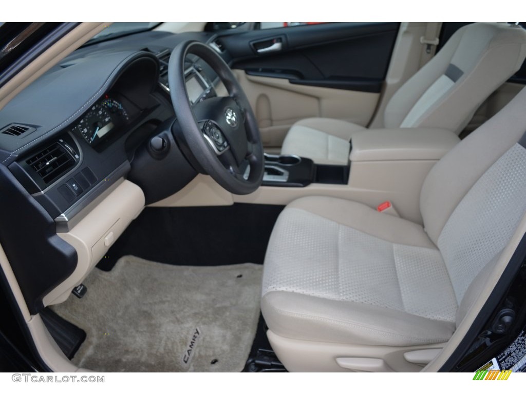 2014 Camry L - Attitude Black Metallic / Ash photo #10