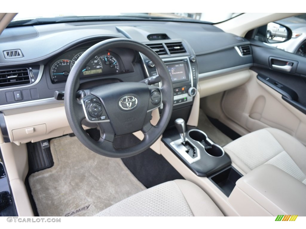 2014 Camry L - Attitude Black Metallic / Ash photo #11