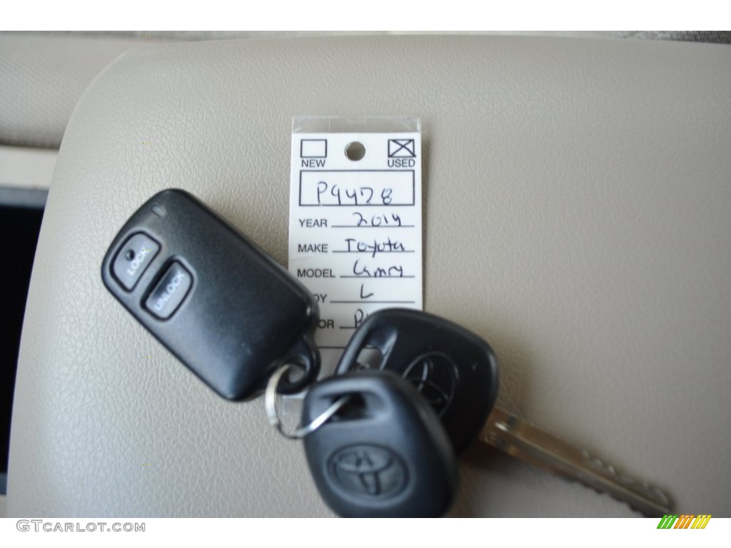 2014 Camry L - Attitude Black Metallic / Ash photo #24