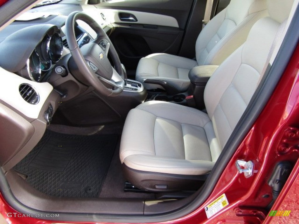 2012 Cruze LTZ - Crystal Red Metallic / Cocoa/Light Neutral photo #9