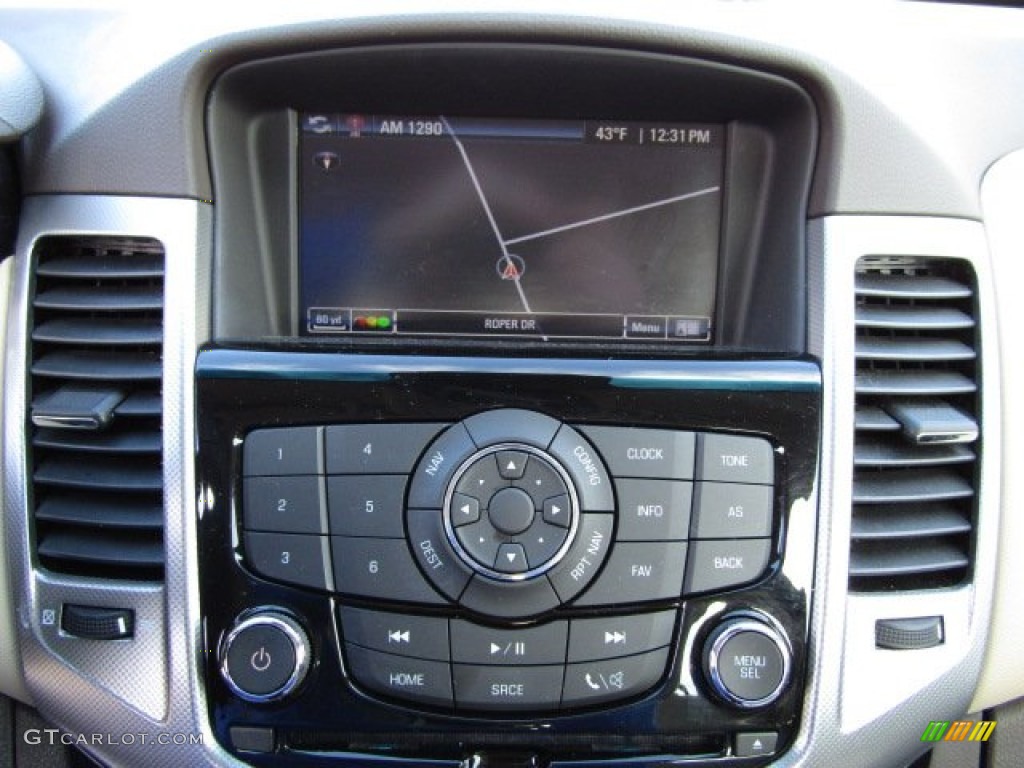 2012 Cruze LTZ - Crystal Red Metallic / Cocoa/Light Neutral photo #16
