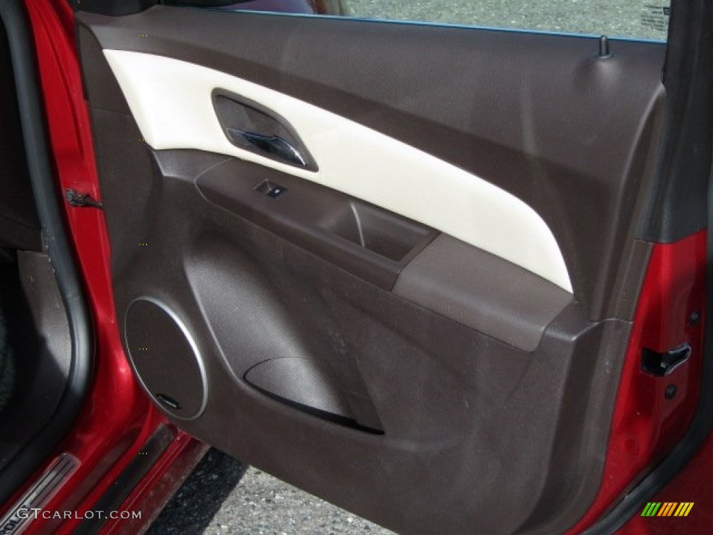 2012 Cruze LTZ - Crystal Red Metallic / Cocoa/Light Neutral photo #23