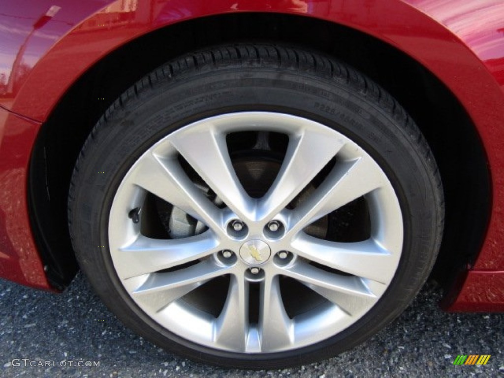2012 Cruze LTZ - Crystal Red Metallic / Cocoa/Light Neutral photo #25