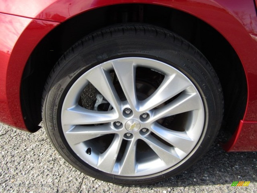 2012 Cruze LTZ - Crystal Red Metallic / Cocoa/Light Neutral photo #27