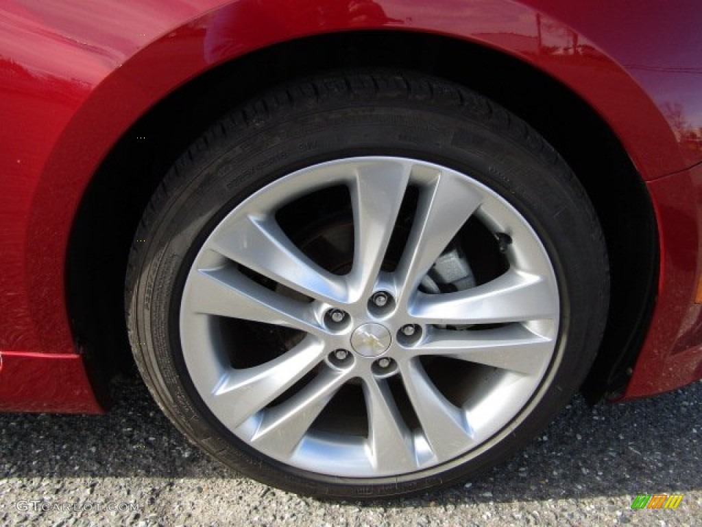 2012 Cruze LTZ - Crystal Red Metallic / Cocoa/Light Neutral photo #28