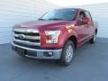 2016 Ruby Red Ford F150 Lariat SuperCrew  photo #7