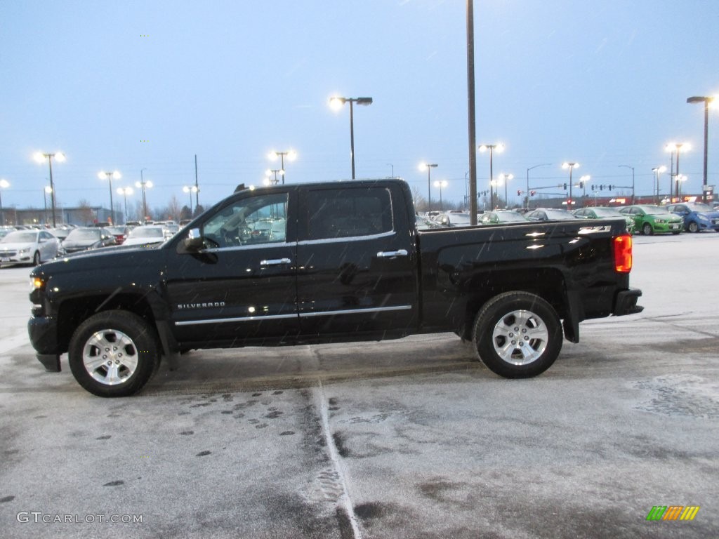 2016 Silverado 1500 LTZ Z71 Crew Cab 4x4 - Black / Jet Black photo #3