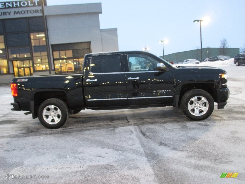 2016 Silverado 1500 LTZ Z71 Crew Cab 4x4 - Black / Jet Black photo #7