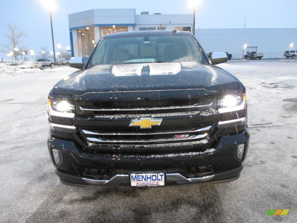 2016 Silverado 1500 LTZ Z71 Crew Cab 4x4 - Black / Jet Black photo #8