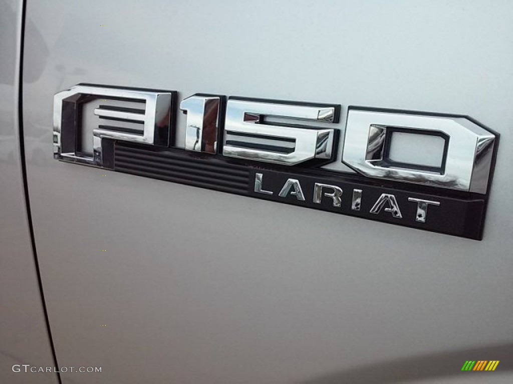 2016 F150 Lariat SuperCrew - Ingot Silver / Black photo #3