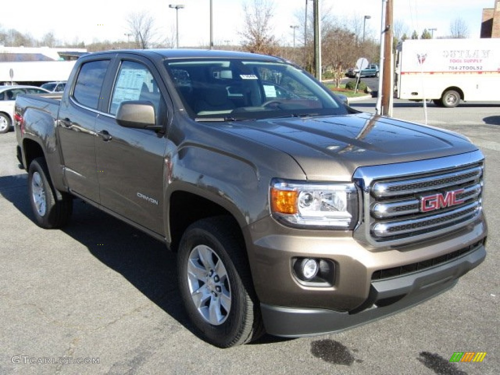 Bronze Alloy Metallic 2016 GMC Canyon SLE Crew Cab 4x4 Exterior Photo #110023994