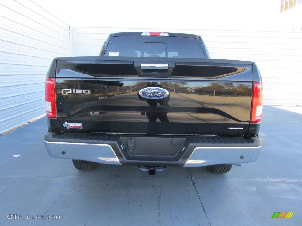 2016 F150 XLT SuperCrew - Shadow Black / Medium Earth Gray photo #5