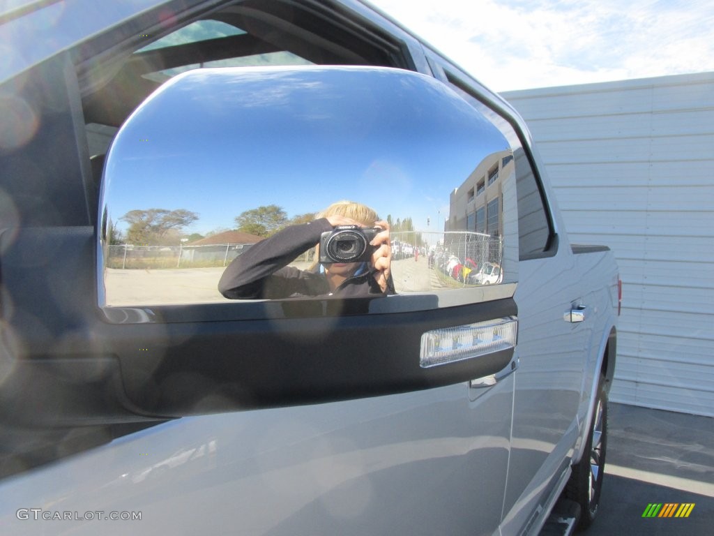 2016 F150 Lariat SuperCrew 4x4 - Ingot Silver / Black photo #13
