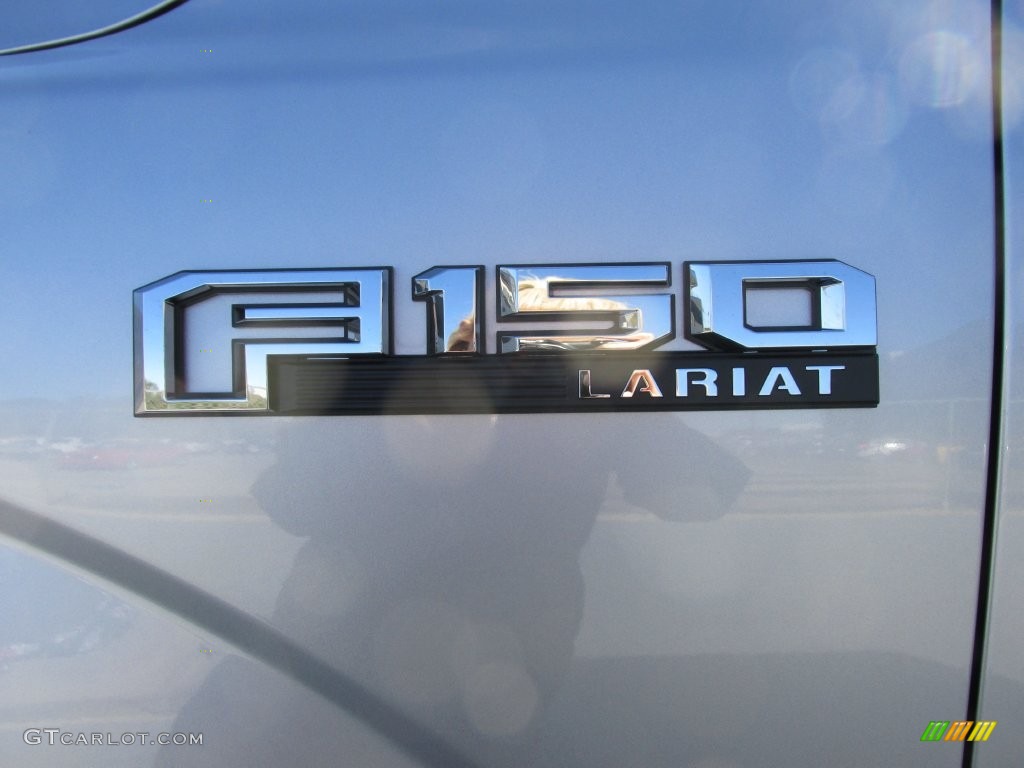 2016 F150 Lariat SuperCrew 4x4 - Ingot Silver / Black photo #14