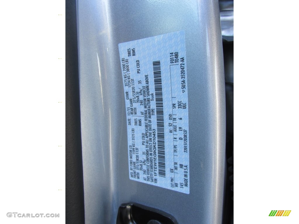 2016 F150 Lariat SuperCrew 4x4 - Ingot Silver / Black photo #36