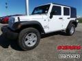 2016 Bright White Jeep Wrangler Unlimited Sport 4x4  photo #1