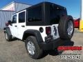 2016 Bright White Jeep Wrangler Unlimited Sport 4x4  photo #2