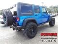 2016 Hydro Blue Pearl Jeep Wrangler Unlimited Sport 4x4  photo #3