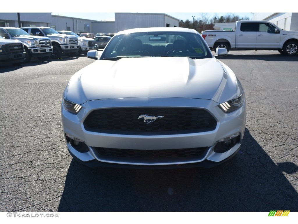 2016 Mustang EcoBoost Premium Coupe - Ingot Silver Metallic / Ebony photo #4