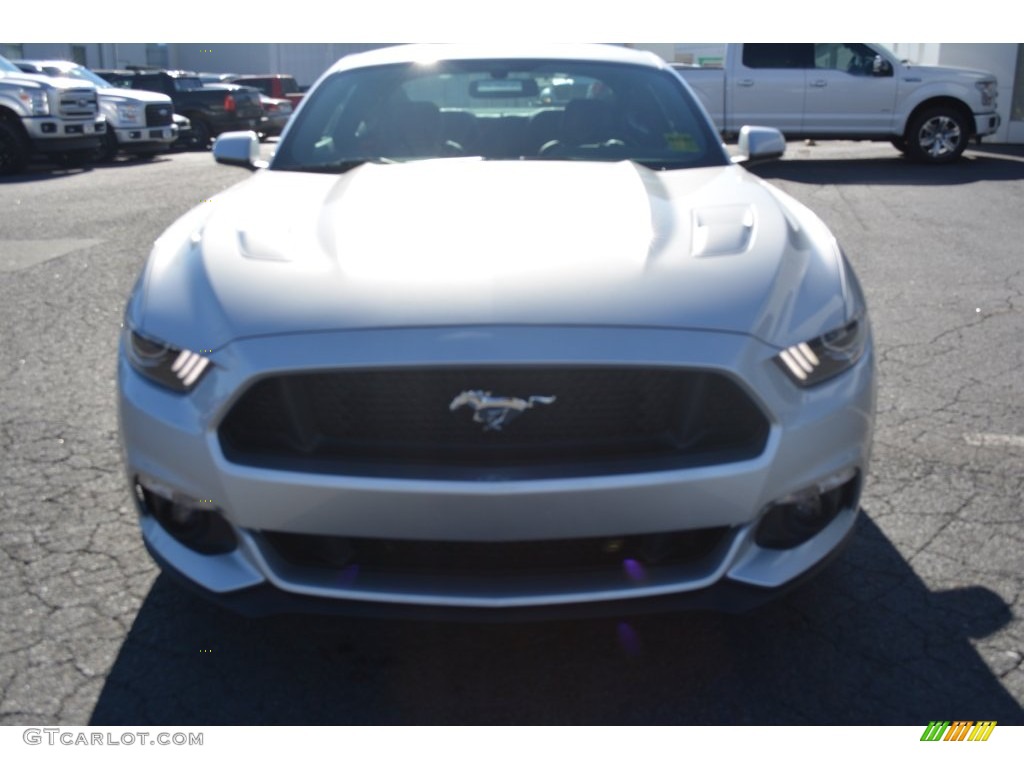 2016 Mustang GT Premium Coupe - Ingot Silver Metallic / Ebony photo #4