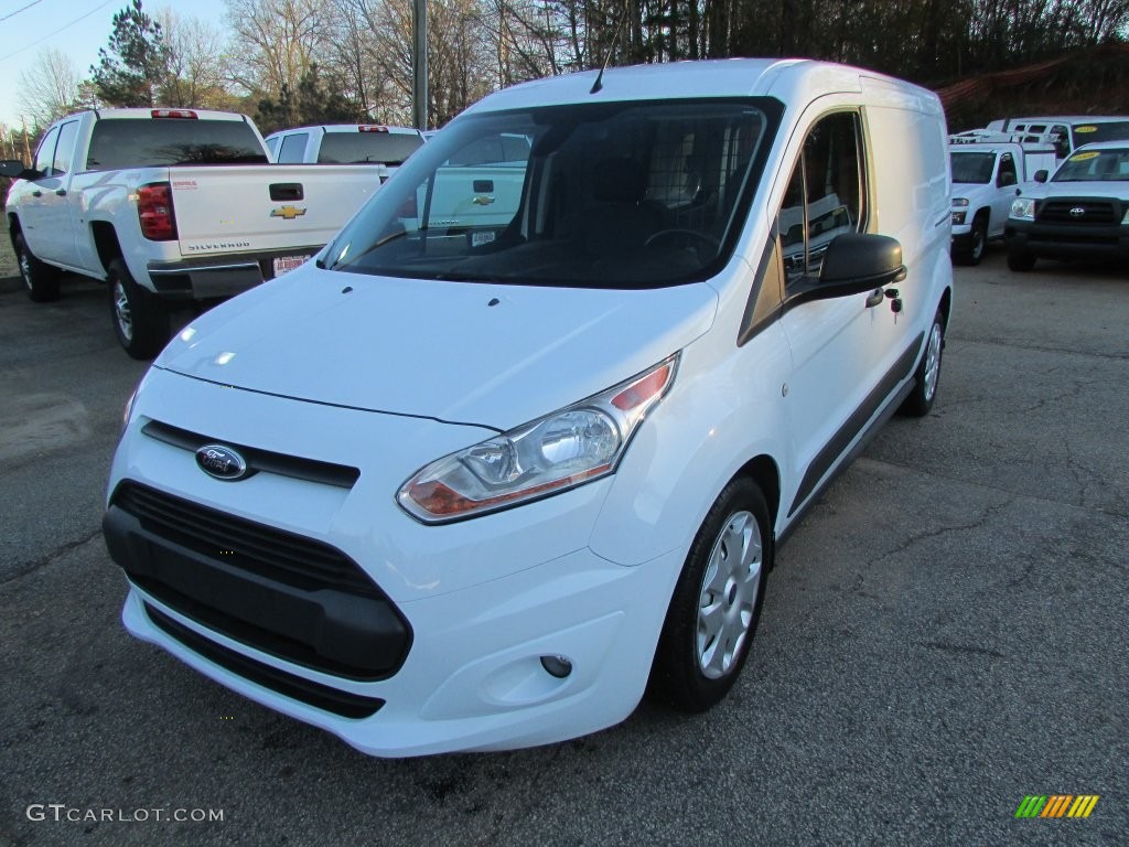 2014 Transit Connect XLT Van - Frozen White / Charcoal Black photo #2